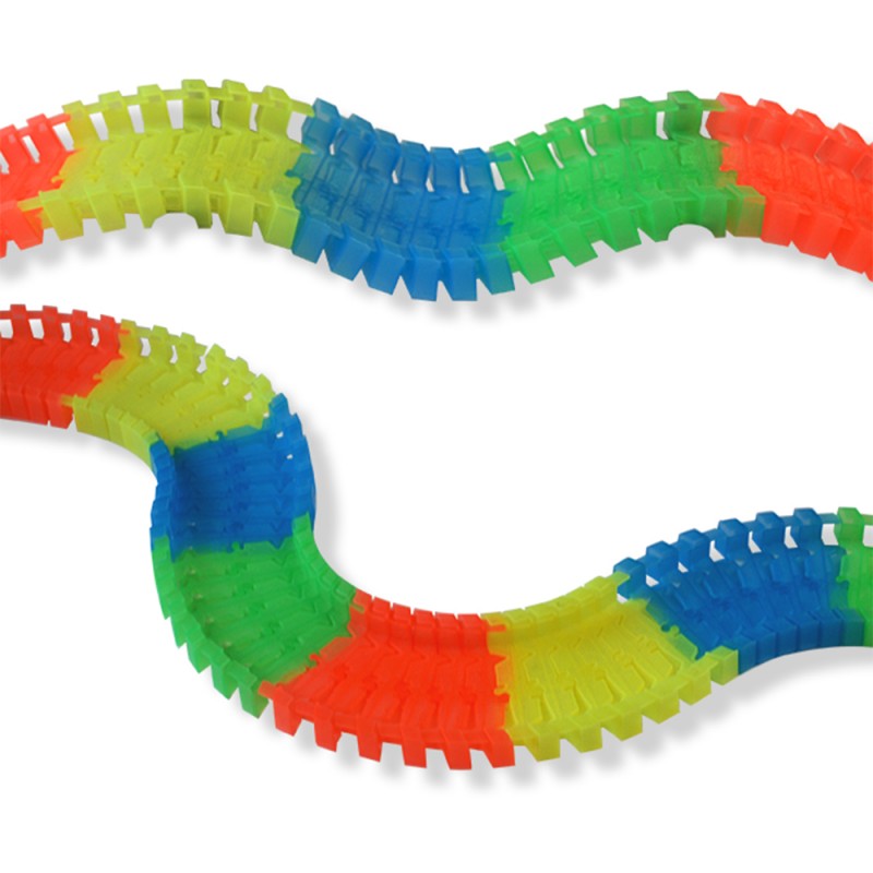 Kit de rails de voiture flexibles pour enfants jouets à sous en