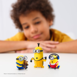 Personnages Minions en pâte à modeler