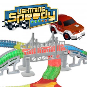 Circuit de voiture pour enfants LIGHTNING SPEEDY 3,15 mètres accessoires  inclus
