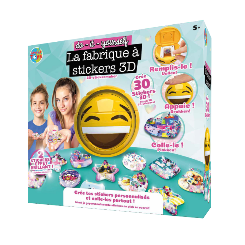 La fabrique à stickers 3D Best Of Toys